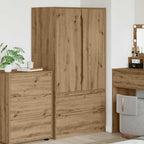 vidaXL Kleiderschrank Artisan-Eiche 79,5 x 49 x 156 cm Holzwerkstoff