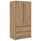 vidaXL Kleiderschrank Artisan-Eiche 79,5 x 49 x 156 cm Holzwerkstoff