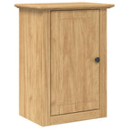 vidaXL Badezimmer-Wandschrank mit Tür BODO Honigbraun 44 x 30 x 60 cm