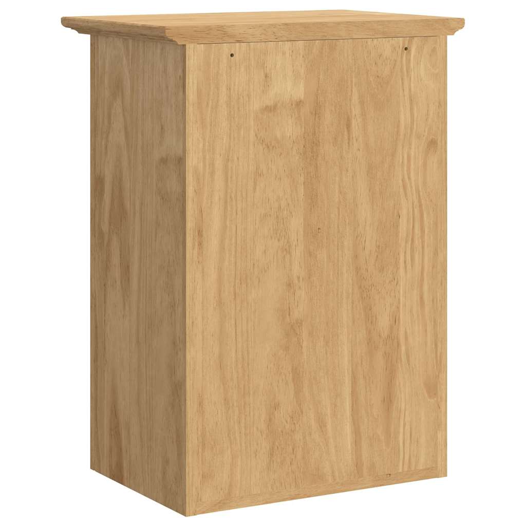 vidaXL Badezimmer-Wandschrank mit Tür BODO Honigbraun 44 x 30 x 60 cm