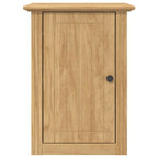 vidaXL Badezimmer-Wandschrank mit Tür BODO Honigbraun 44 x 30 x 60 cm