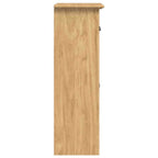 vidaXL Badezimmerschrank BODO Honigbraun 44 x 30 x 90 cm Holzwerkstoff