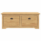 vidaXL Flurbank BODO Honigbraun 118 x 40 x 50 cm Holzwerkstoff