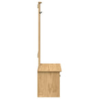 vidaXL Flurschrank BODO Honigbraun 50 x 40 x 156,7 cm Holzwerkstoff
