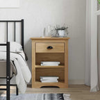 vidaXL Nachttisch BODO Honigbraun 53 x 38,5 x 67 cm Holzwerkstoff