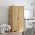 vidaXL Kleiderschrank BODO Honigbraun 53,5 x 99 x 173 cm Holzwerkstoff