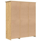 vidaXL Kleiderschrank mit Speicher BODO Honigbraun 146 x 53,5 x 173 cm