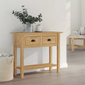 vidaXL Konsolentisch BODO Honigbraun 91 x 34,7 x 74 cm Holzwerkstoff
