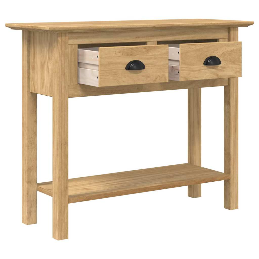 vidaXL Konsolentisch BODO Honigbraun 91 x 34,7 x 74 cm Holzwerkstoff