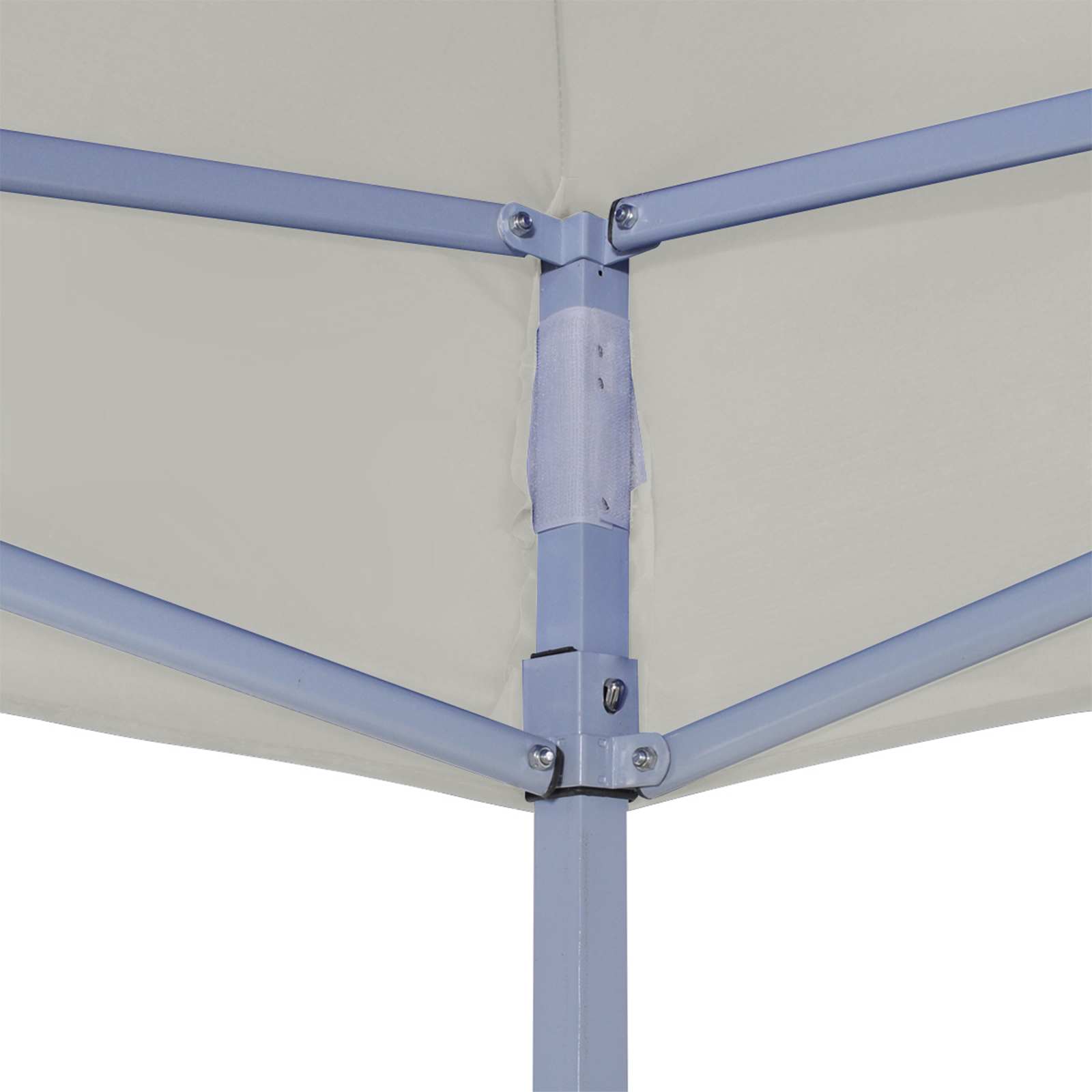 vidaXL Party-Zelt Creme 200 x 200 x 315 cm Oxford-Stoff