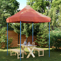 vidaXL Party-Zelt Terrakotta 200 x 200 x 306 cm Oxford-Stoff