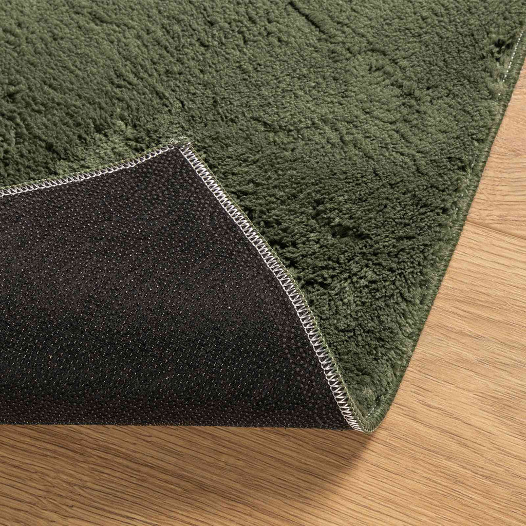 vidaXL Mittlerer Flor weicher und waschbarer Teppich HUARTE Waldgrün