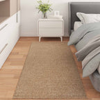 vidaXL Bereichsteppiche Rechtwinklig AGIRA Natur 150 x 80 cm Polyester