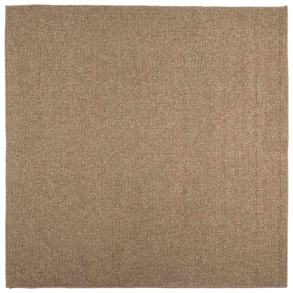vidaXL Bereichsteppiche Quadratisch AGIRA Natur 120 x 120 cm Polyester