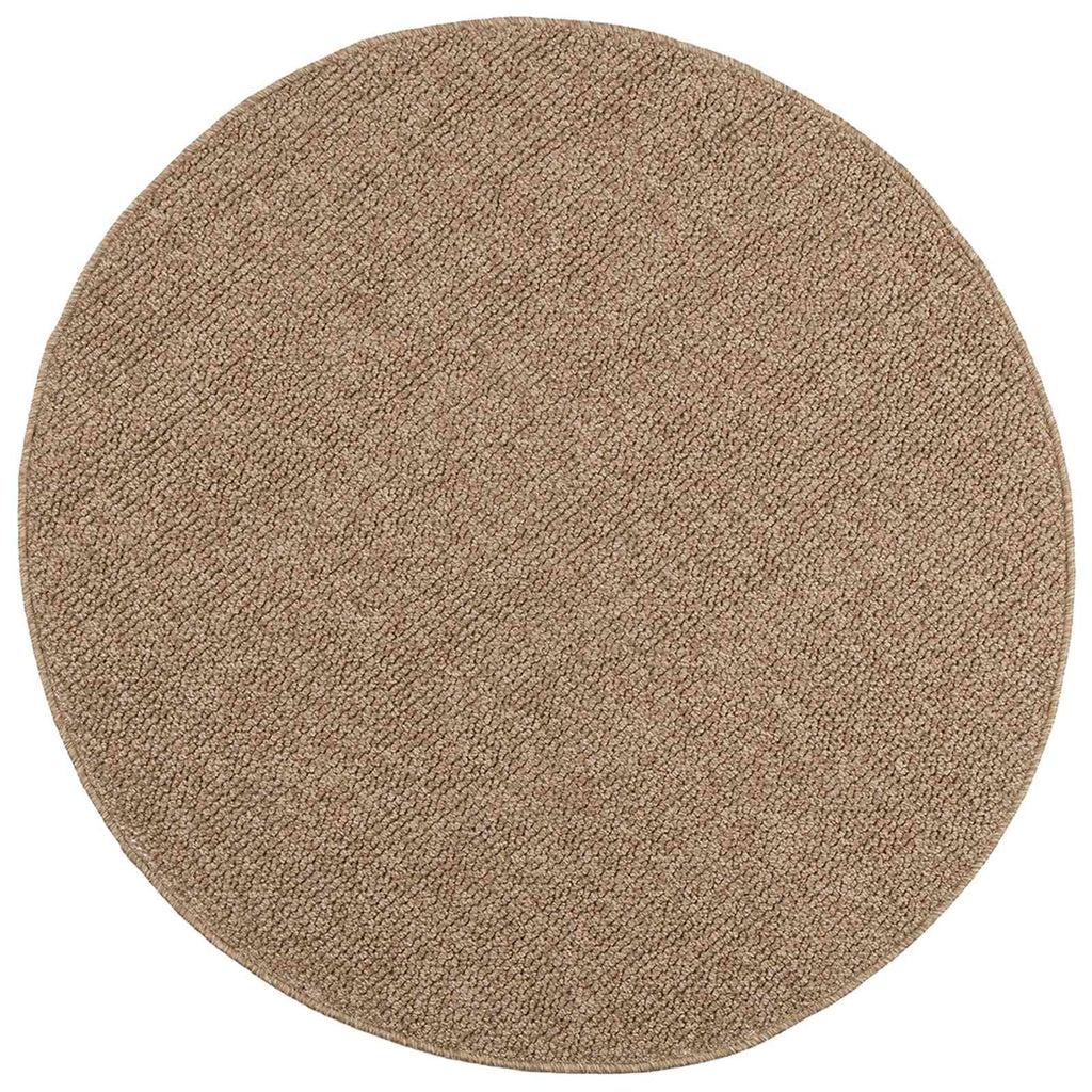 vidaXL Bereichsteppiche Rund AGIRA Natur Ø 120 CM Polyester