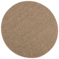 vidaXL Bereichsteppiche Rund AGIRA Natur Ø 120 CM Polyester