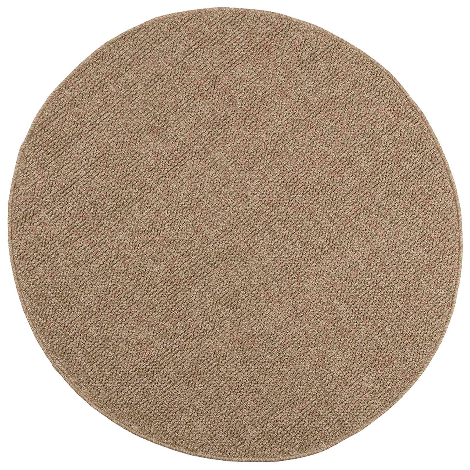 vidaXL Bereichsteppiche Rund AGIRA Natur Ø 120 CM Polyester