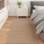 vidaXL Bereichsteppiche Moiré AGIRA Natur 150 x 80 cm Polyester