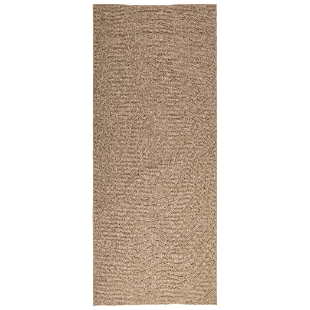vidaXL Bereichsteppiche Moiré AGIRA Natur 150 x 80 cm Polyester