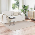 vidaXL Bereichsteppiche Quadratisch FARO Creme 120 x 120 cm Polyester
