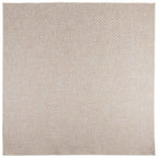 vidaXL Bereichsteppiche Quadratisch FARO Creme 120 x 120 cm Polyester