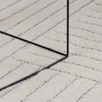 vidaXL Bereichsteppiche PALMERAS Creme 150 x 80 cm Polyester