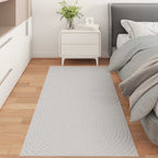 vidaXL Bereichsteppiche PALMERAS Creme 150 x 80 cm Polyester