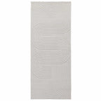 vidaXL Bereichsteppiche PALMERAS Creme 150 x 80 cm Polyester