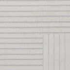 vidaXL Bereichsteppiche Rund PALMERAS Creme Ø 120 CM Polyester