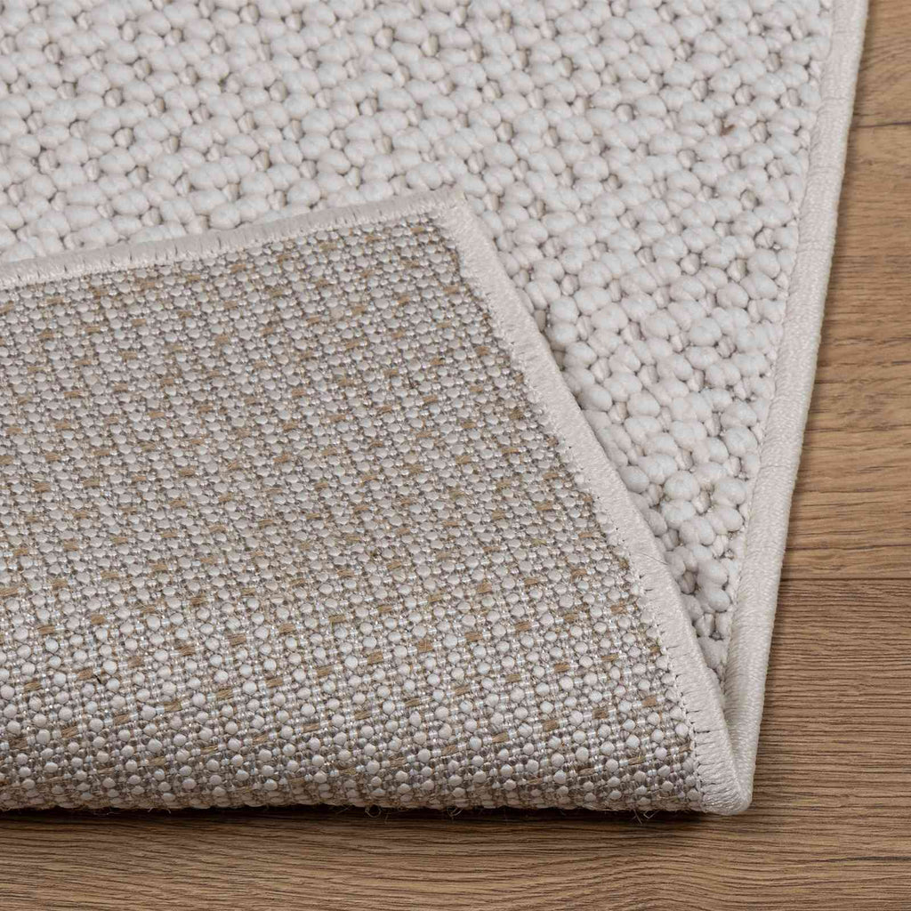vidaXL Bereichsteppiche Rechtwinklig LUGO Creme 150 x 80 cm Polyester