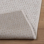 vidaXL Bereichsteppiche Rechtwinklig LUGO Creme 150 x 80 cm Polyester