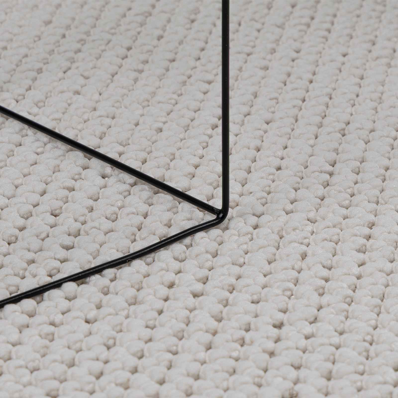 vidaXL Bereichsteppiche Rechtwinklig LUGO Creme 150 x 80 cm Polyester
