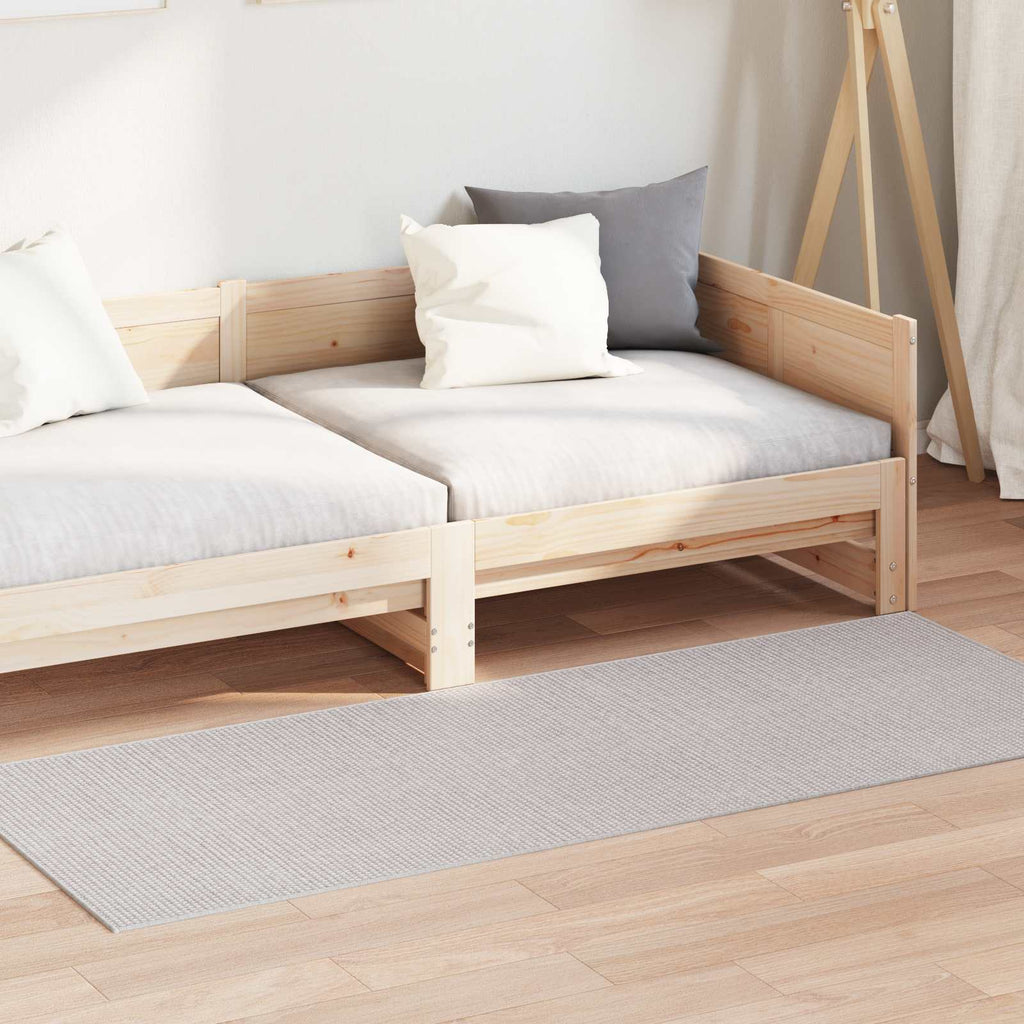 vidaXL Bereichsteppiche Rechtwinklig LUGO Creme 150 x 80 cm Polyester
