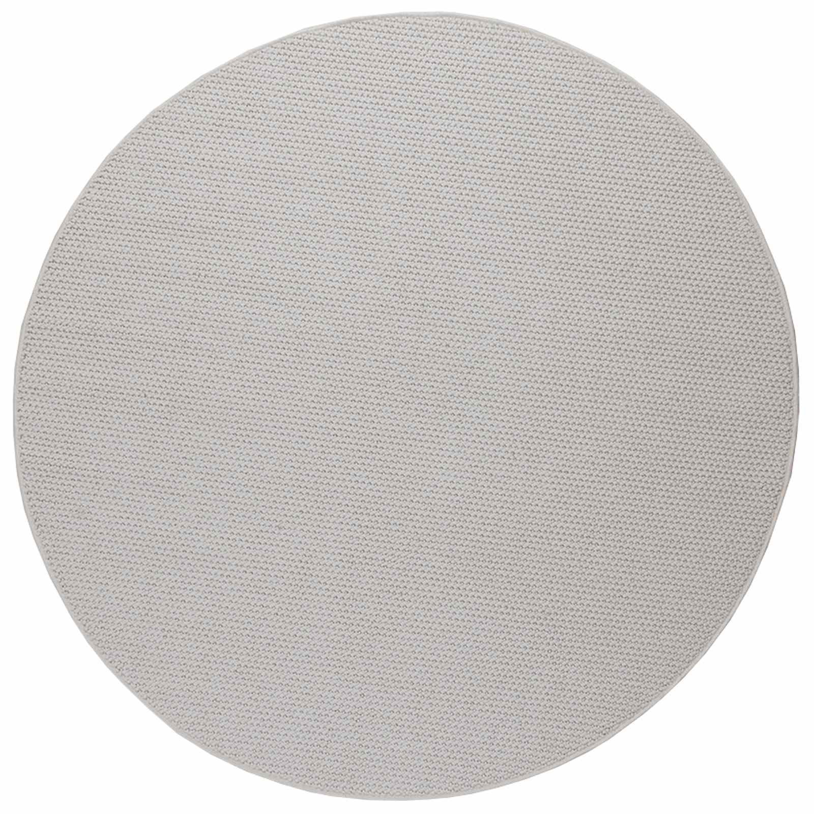 vidaXL Bereichsteppiche Rund LUGO Creme Ø 120 CM Polyester