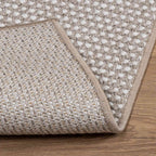 vidaXL Bereichsteppiche LUGO Creme und Taupe 150 x 80 cm Polyester
