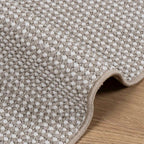 vidaXL Bereichsteppiche LUGO Creme und Taupe 150 x 80 cm Polyester