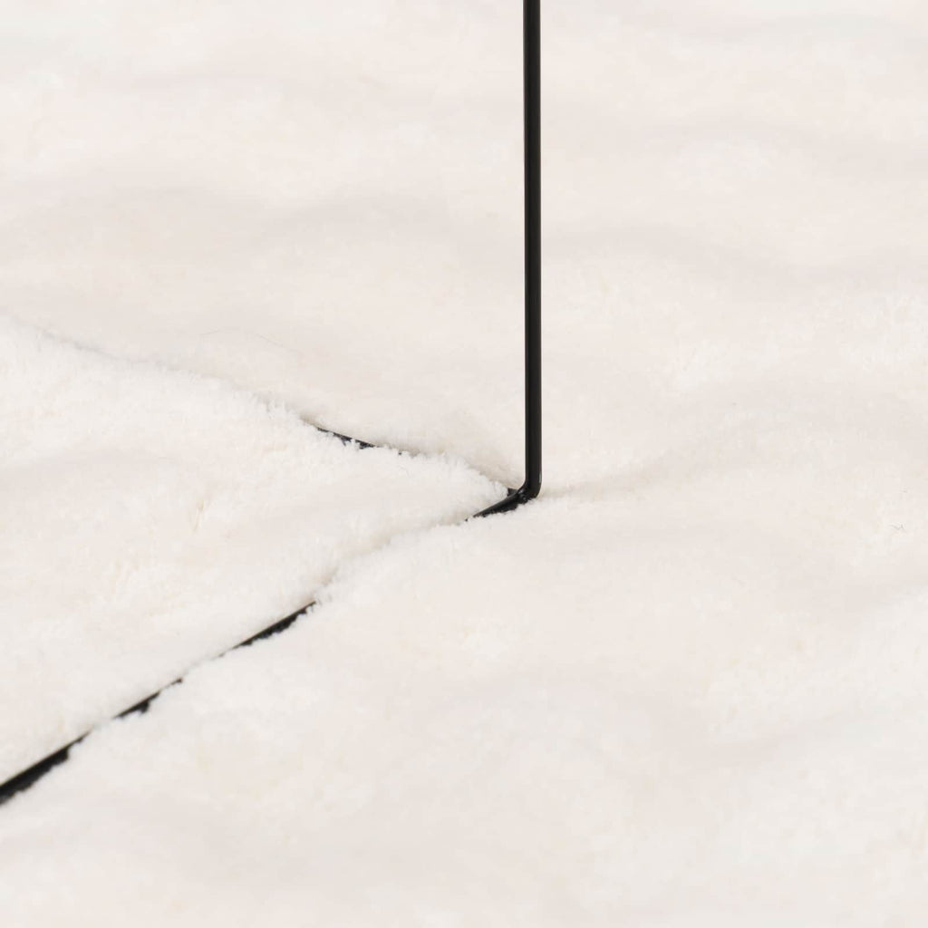 vidaXL Bereichsteppiche Rechtwinklig SIROLO Creme 150 x 80 cm
