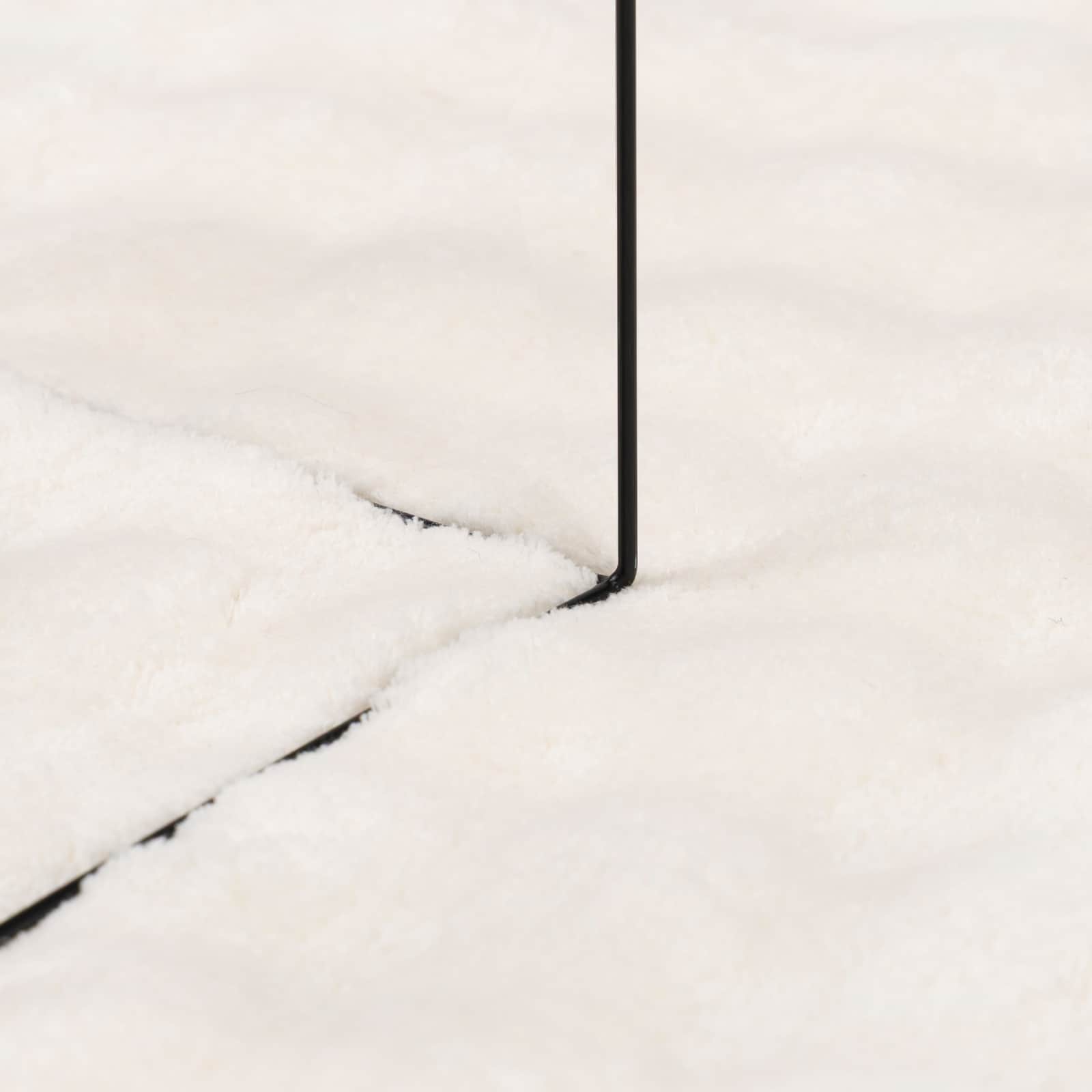 vidaXL Bereichsteppiche Quadratisch SIROLO Creme 120 x 120 cm