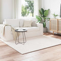 vidaXL Bereichsteppiche Quadratisch SIROLO Creme 120 x 120 cm