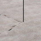 vidaXL Bereichsteppiche Quadratisch SIROLO Sand 120 x 120 cm Polyester