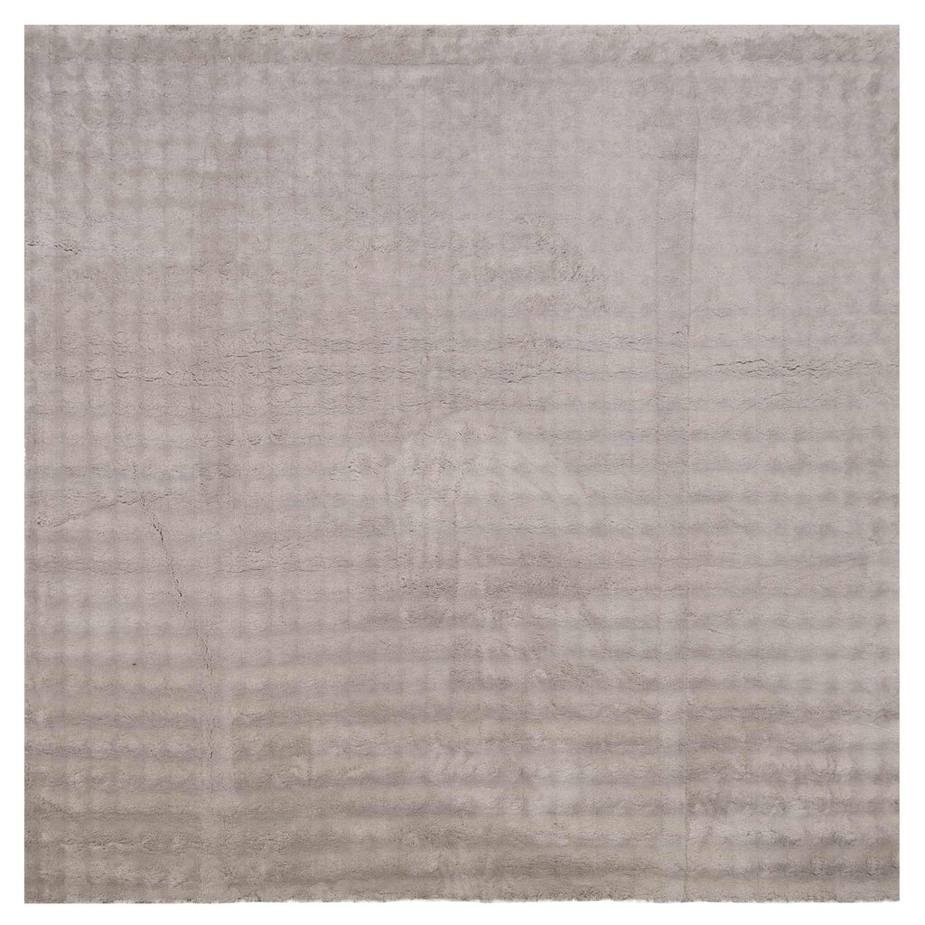 vidaXL Bereichsteppiche Quadratisch SIROLO Sand 120 x 120 cm Polyester