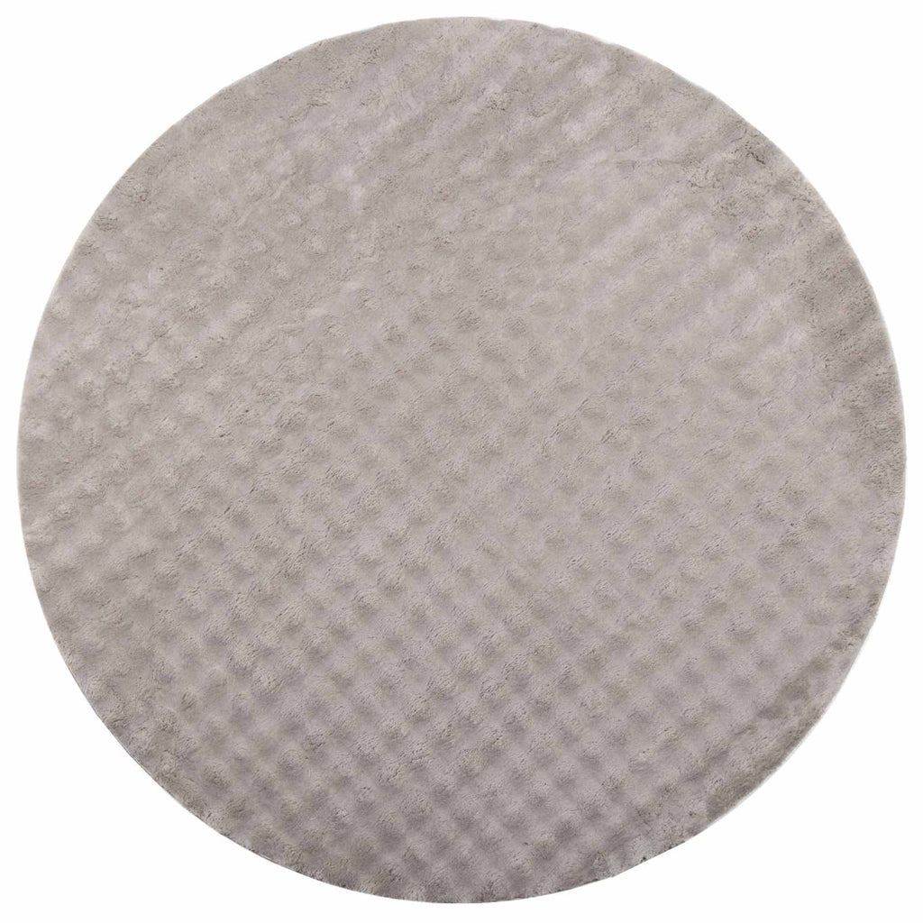 vidaXL Bereichsteppiche Rund SIROLO Sand Ø 120 CM Polyester