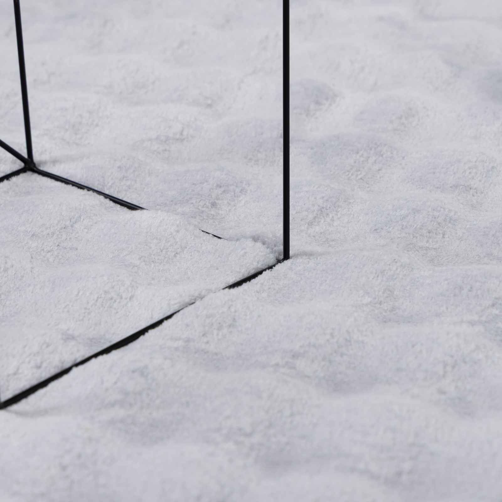 vidaXL Bereichsteppiche Rechtwinklig SIROLO Grau 150 x 80 cm Polyester