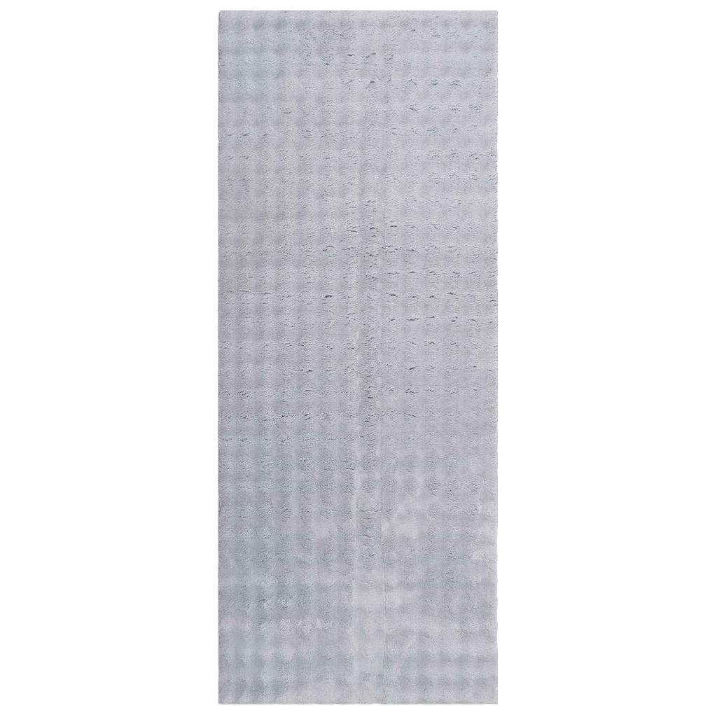 vidaXL Bereichsteppiche Rechtwinklig SIROLO Grau 150 x 80 cm Polyester