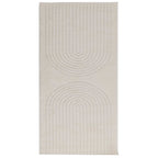 vidaXL Bereichsteppiche Rechtwinklig GALATI Creme 150 x 80 cm