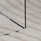 vidaXL Bereichsteppiche GALATI Creme 170 x 120 cm Polyester