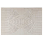 vidaXL Bereichsteppiche GALATI Creme 170 x 120 cm Polyester
