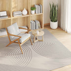 vidaXL Bereichsteppiche Quadratisch GALATI Creme 120 x 120 cm