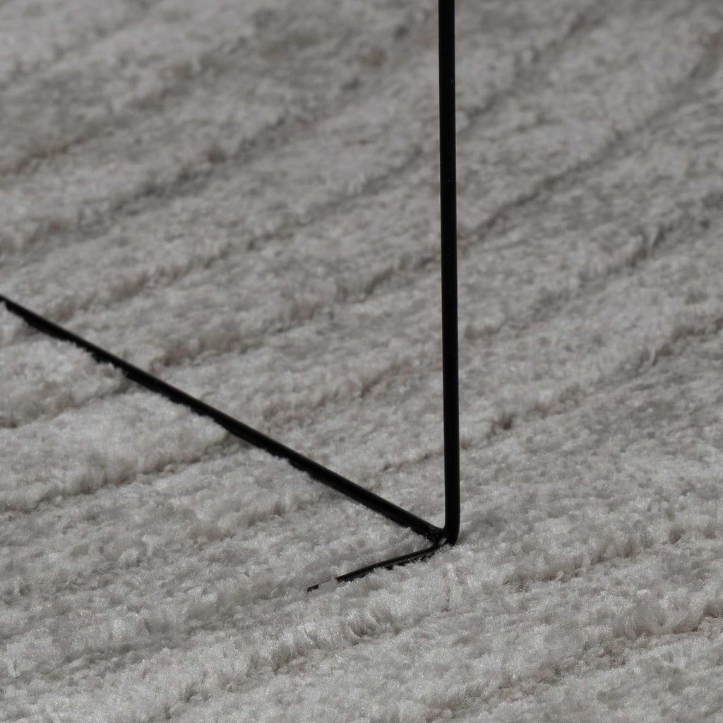 vidaXL Bereichsteppiche Quadratisch GALATI Grau 120 x 120 cm Polyester