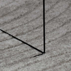 vidaXL Bereichsteppiche Quadratisch GALATI Grau 120 x 120 cm Polyester
